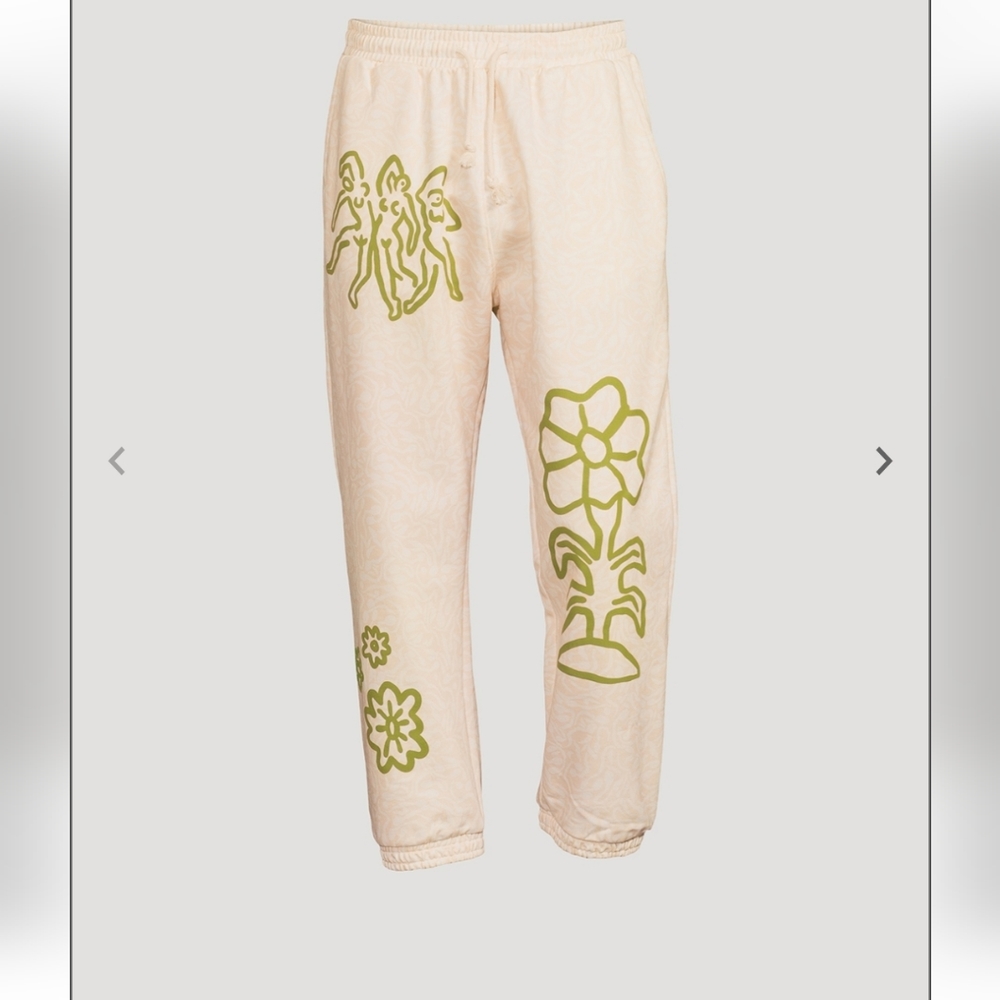 Carne Bollente peach cream sweats xxl nwt
